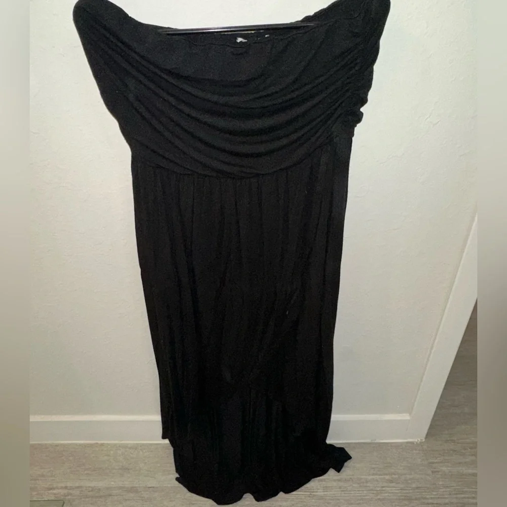 Charlotte Russe Cotton High Low Tube Dress